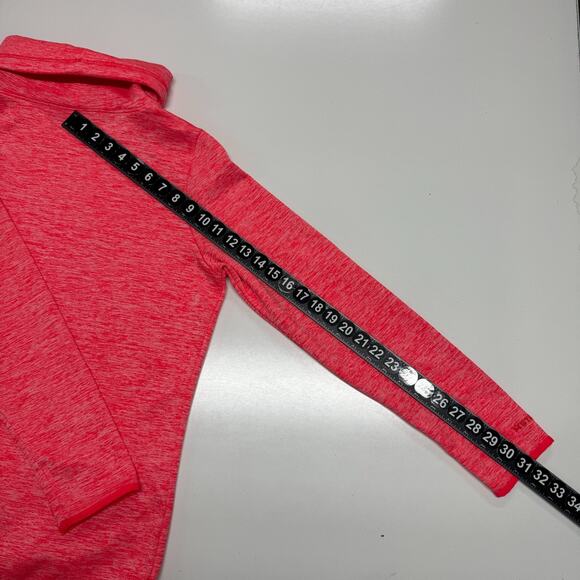 Under Armour Sweatshirt Women Medium Pink Coldgear Storm Fleece Lined Cowl Neck - Picture 4 of 11